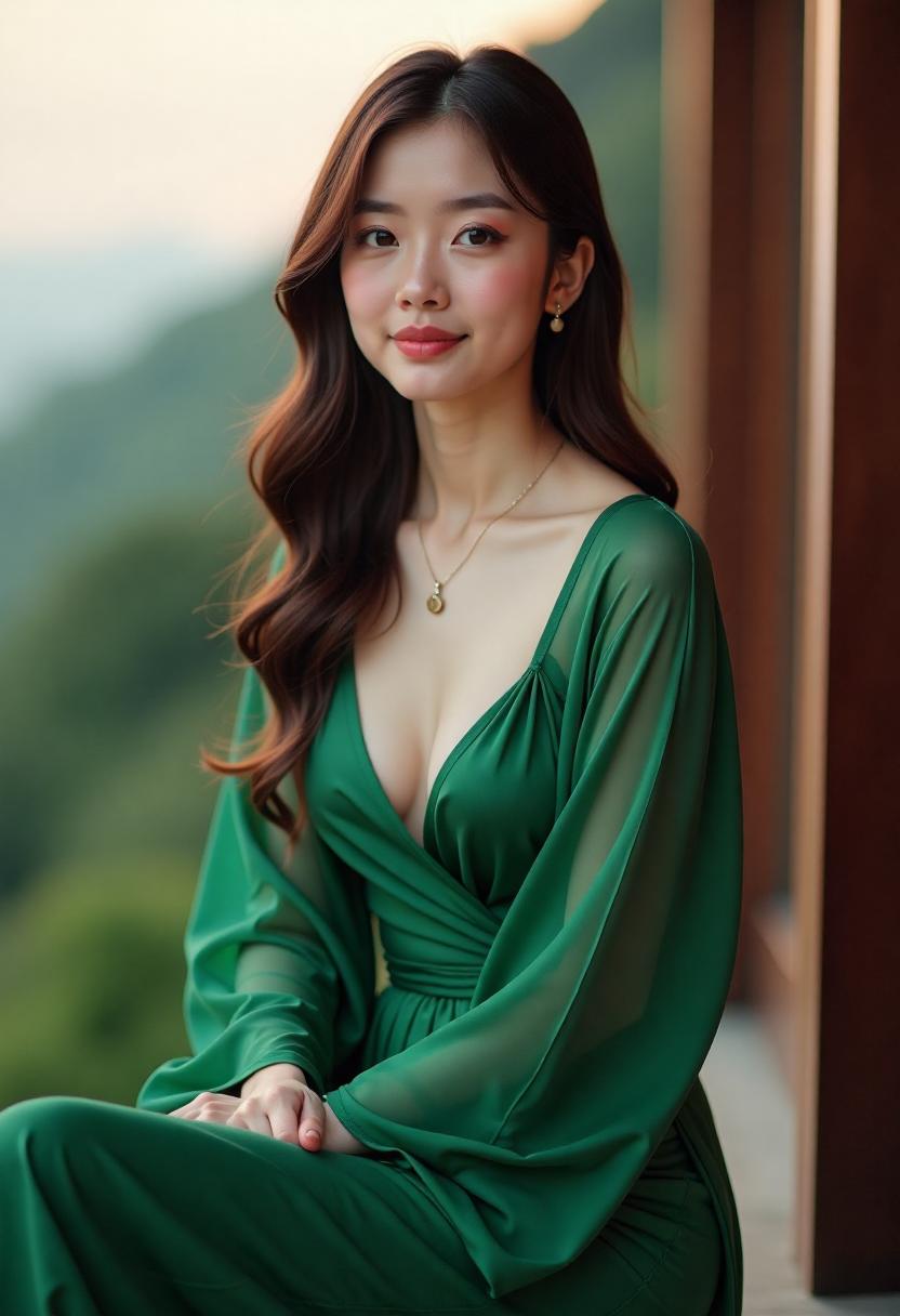 AI生成动画短片里的山海奇景